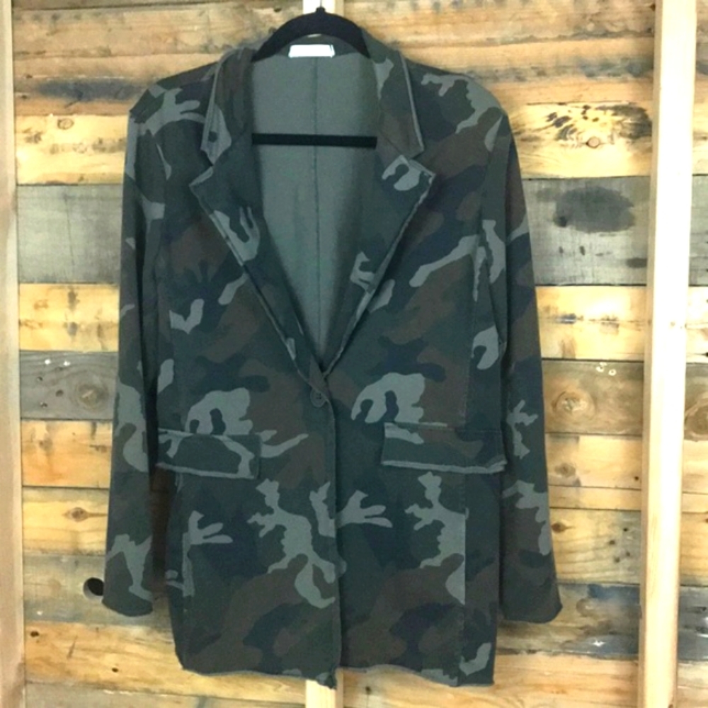 Baci Knit Camouflage Jacket Medium